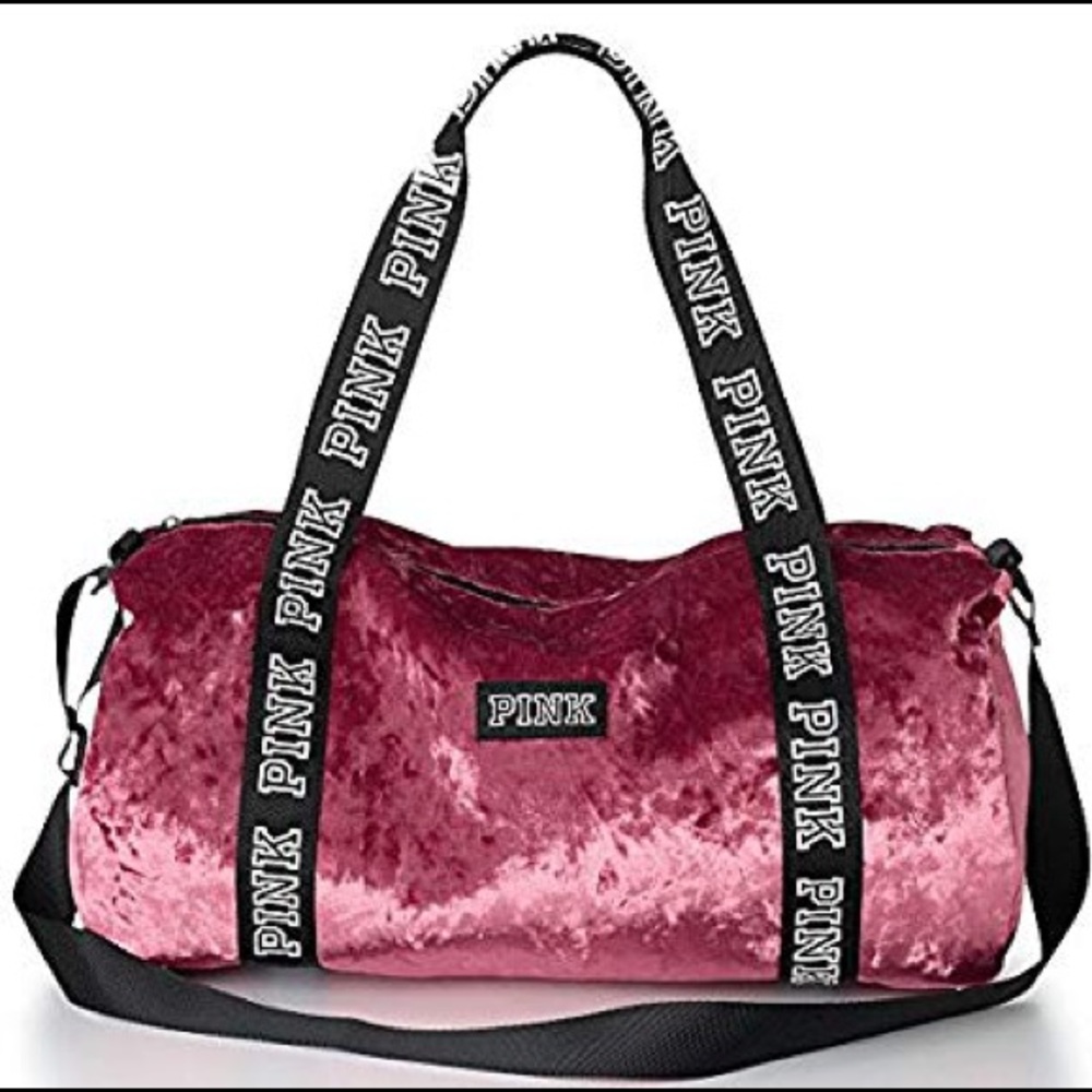 VICTORIA SECRET VELVET DUFFLE